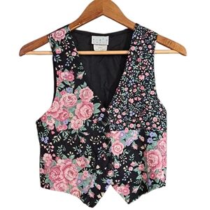 You Babes Vintage Floral Vest